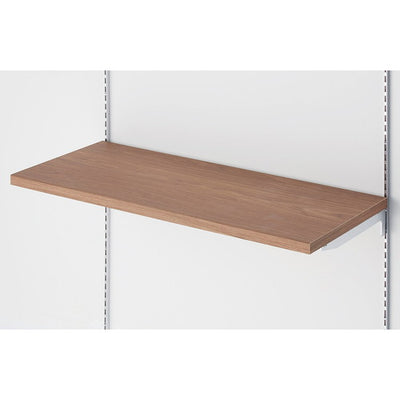 店舗用品システム什器木棚W90×D40cmクロームブラケットセットアジアンウォールの商品画像