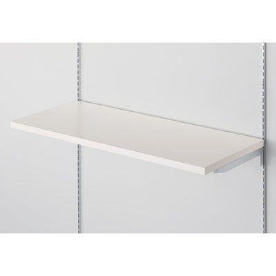 店舗用品システム什器メラミン木棚セットW90×D35cmホワイトの商品画像