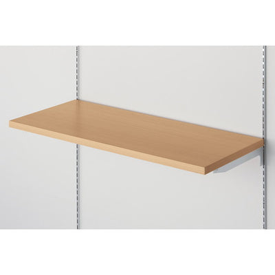 店舗用品システム什器メラミン木棚セットW120×D35cmエクリュの商品画像