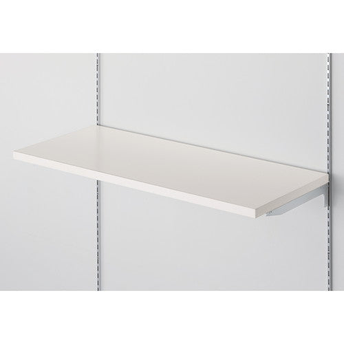 店舗用品システム什器メラミン木棚セットW120×D40cmホワイトの商品画像