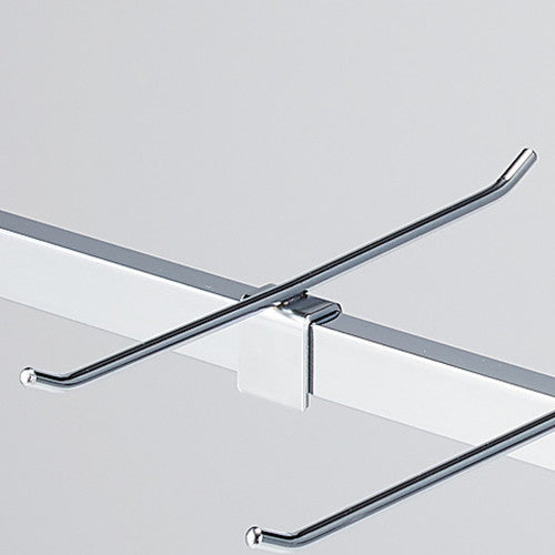 店舗用品システム什器両面フックハンガー(直径6mm)10+10cmの商品画像