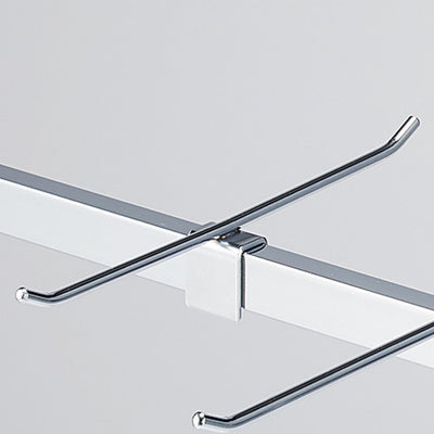 店舗用品システム什器両面フックハンガー(直径6mm)10+10cmの商品画像