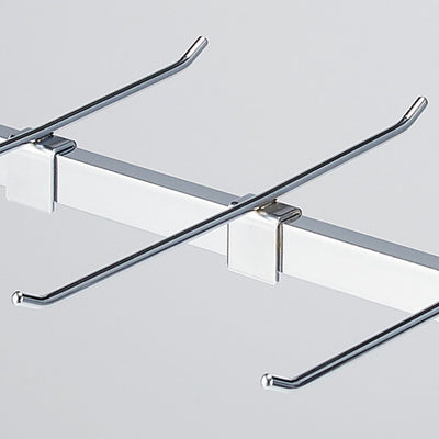 店舗用品システム什器両面フックハンガー(直径6mm)10+15cmの商品画像