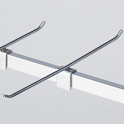 店舗用品システム什器両面フックハンガー(直径6mm)15+15cmの商品画像