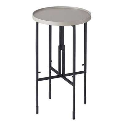 店舗用品店舗什器高さ調整機能付き円形ディスプレイテーブル直径45cmの商品画像