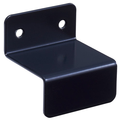 店舗用品シリーズ什器壁面固定金具ブラックD29mmの商品画像