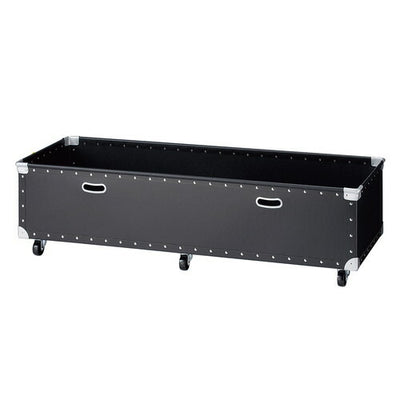 店舗用品シリーズ什器ストレージシェルフ用ファイバー収納ボックスブラック用W120cmの商品画像