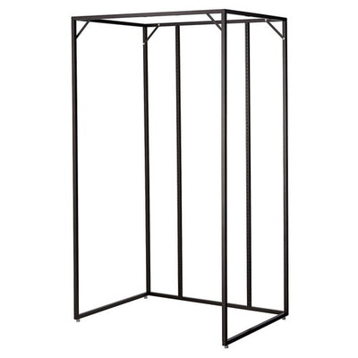 店舗用品店舗什器スクエアフィッテイングルーム本体:黒の商品画像