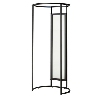 店舗用品店舗什器スチールパイプフィッティングルーム試着室ブラックの商品画像