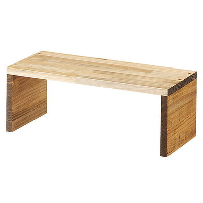 店舗用品演出用品木製コの字型ディスプレイW45cmの商品画像