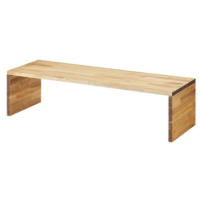 店舗用品演出用品木製コの字型ディスプレイW90cmの商品画像