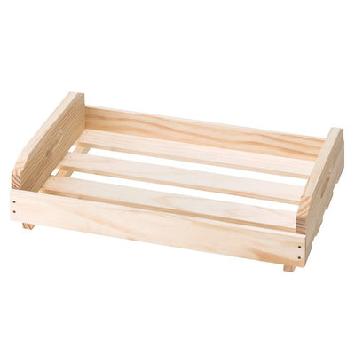 店舗用品演出用品ハコマルシェボックス無塗装H12.8cmの商品画像