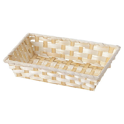 店舗用品演出用品バンブートレーナチュラルW24×D16.5×H5cm【10個】の商品画像