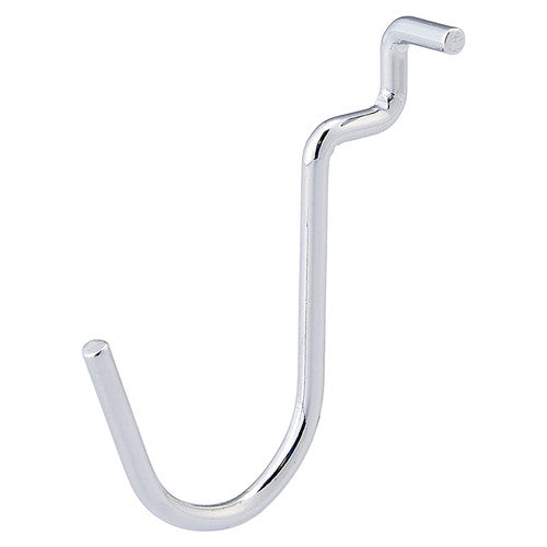 店舗用品店舗什器有孔ボード用1点掛けフック小物用クロームの商品画像