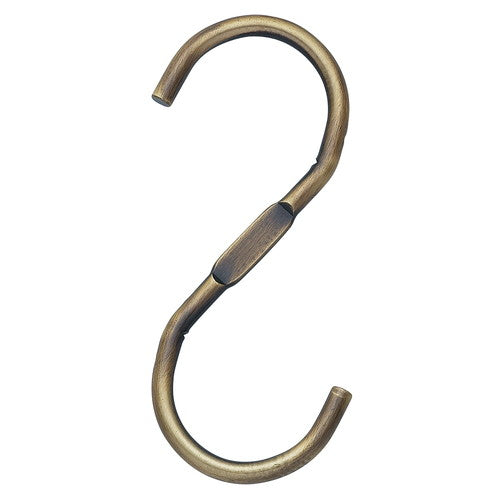 店舗用品ディスプレイ用品スチール製ディスプレイ用フックアンティークゴールド【5個】の商品画像