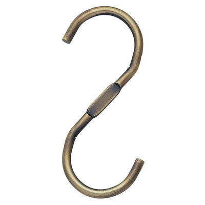 店舗用品ディスプレイ用品スチール製ディスプレイ用フックアンティークゴールド【5個】の商品画像