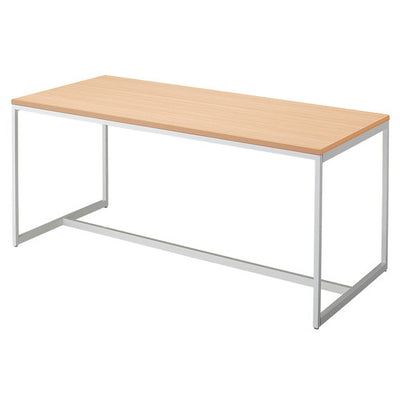 店舗用品店舗什器スチール脚大型テーブルW180cmホワイト脚エクリュの商品画像