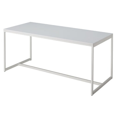 店舗用品店舗什器スチール脚大型テーブルW180cmホワイト脚ホワイトの商品画像