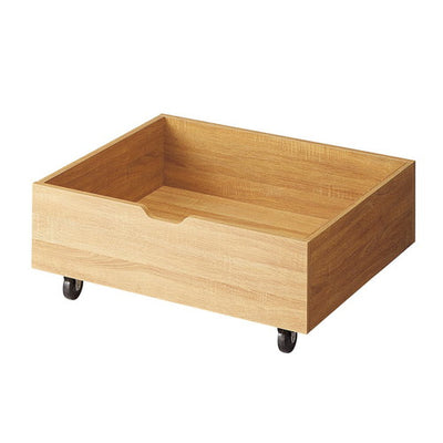 店舗用品店舗什器ステップテーブル用木製収納ボックスラスティック柄の商品画像