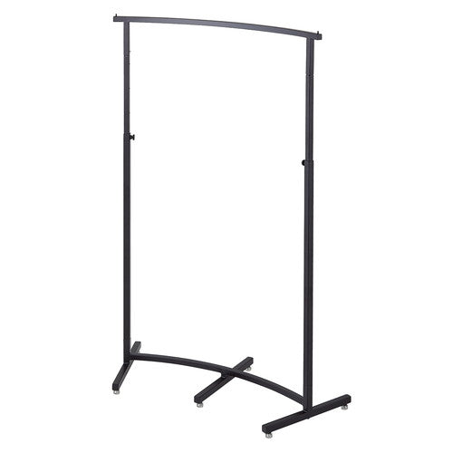 店舗用品店舗什器カーブハンガーラック角パイプブラックの商品画像