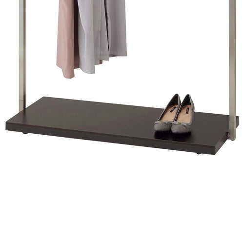 店舗用品店舗什器ステンレスハンガーラックW90cm用木製ステージの商品画像