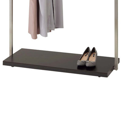 店舗用品店舗什器ステンレスハンガーラックW90cm用木製ステージの商品画像