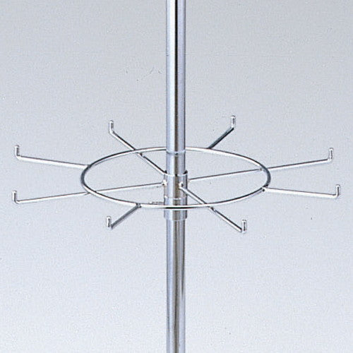 店舗用品店舗什器円型フック4段回転小物掛け追加フックの商品画像