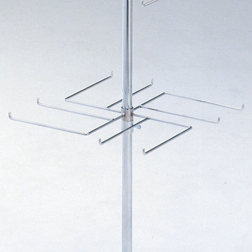 店舗用品店舗什器卍4段回転小物掛け追加フックの商品画像