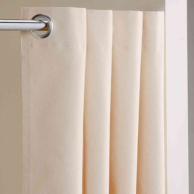 店舗用品店舗什器フィッティングルーム用カーテンハトメタイプベージュの商品画像