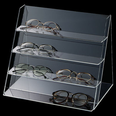 店舗用品演出用品多段式メガネディスプレイW33×D20×H25.2cmの商品画像