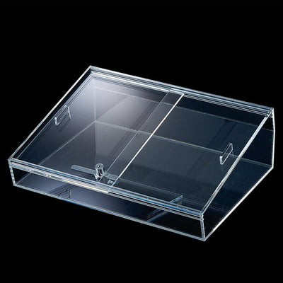 店舗用品演出用品引き戸式アクリルショーケースW44.8cmの商品画像