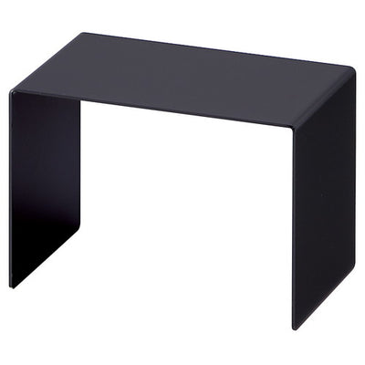 店舗用品演出用品スチール製コの字ディスプレイブラックW13×D8×H9cmの商品画像