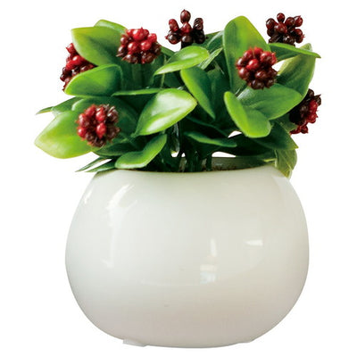 店舗用品演出用品ラウンドポット(光触媒加工)マルベリーの商品画像