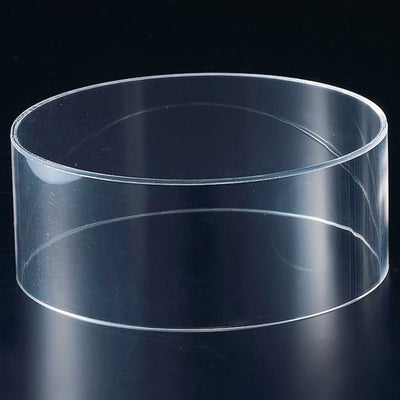 店舗用品演出用品丸型アクリルディスプレイ直径25×H10cmの商品画像