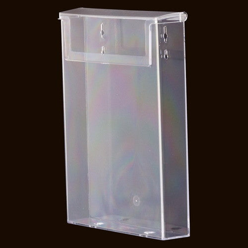 店舗用品サイン・掲示用品壁掛け専用パンフレット差しA4タテフタ付きの商品画像