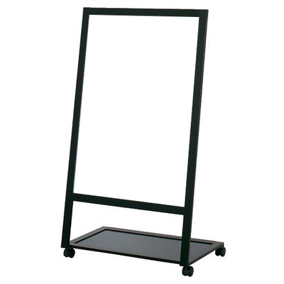 キャスター付きポスタースタンド(片面仕様) B1 ブラック (1台) kp38-780-92-2
