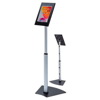 店舗用品サイン・掲示用品セキュリティボックス付きiPad・タブレットスタンド昇降機能付きiPadスタンド【CR-LASTIP32】の商品画像