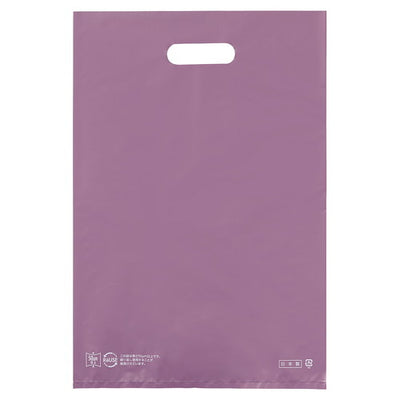 店舗用品ラッピング用品ポリ袋ハード型カラーパープル25×40cmの商品画像