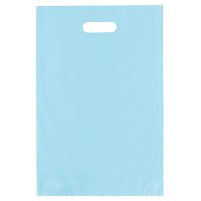店舗用品ラッピング用品ポリ袋ソフト型カラーブルー40×50cmの商品画像