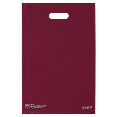 店舗用品ラッピング用品ポリ袋ソフト型カラーエンジ25×40cmの商品画像
