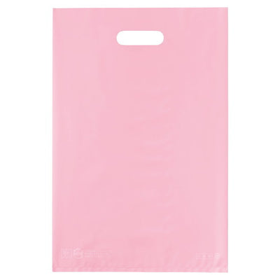 店舗用品ラッピング用品ポリ袋ソフト型カラーピンク40×50cmの商品画像
