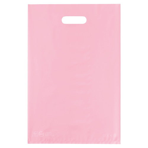 店舗用品ラッピング用品ポリ袋ソフト型カラーピンク50×60cmの商品画像
