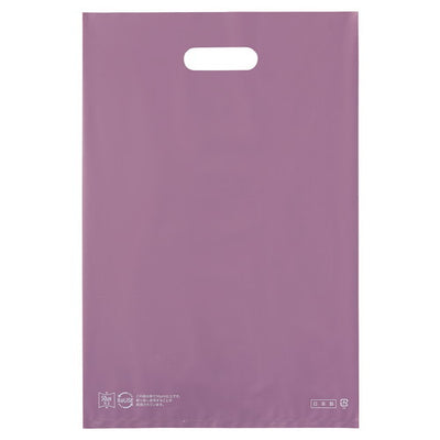 店舗用品ラッピング用品ポリ袋ソフト型カラーパープル40×50cmの商品画像
