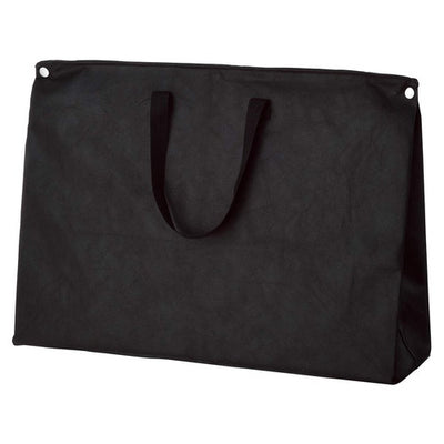 店舗用品ラッピング用品不織布バッグ黒65×18×46cmチャック付きの商品画像