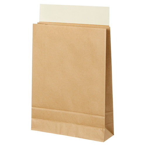 店舗用品店舗運営用品宅配袋茶22.5×7×30.5cmの商品画像