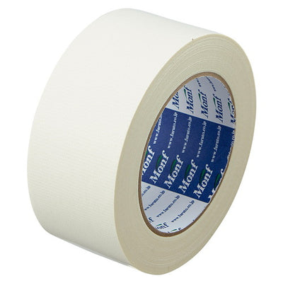 店舗用品店舗運営用品布粘着テープ白50mm幅×25m巻の商品画像