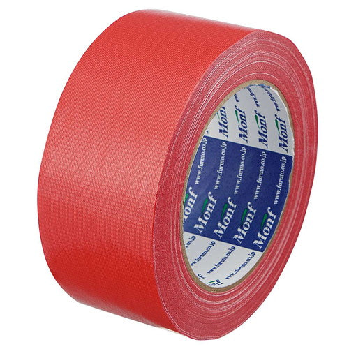 店舗用品店舗運営用品布粘着テープ赤50mm幅×25m巻の商品画像