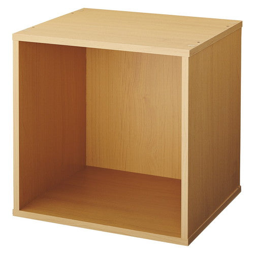 店舗用品店舗運営用品キューブボックスナチュラルオープンの商品画像