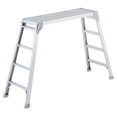 店舗用品店舗運営用品スタンダード足場台H98cmシルバーの商品画像