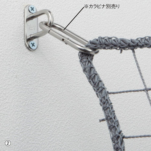 店舗用品店舗運営用品ネット用オプションアイプレートロング大の商品画像